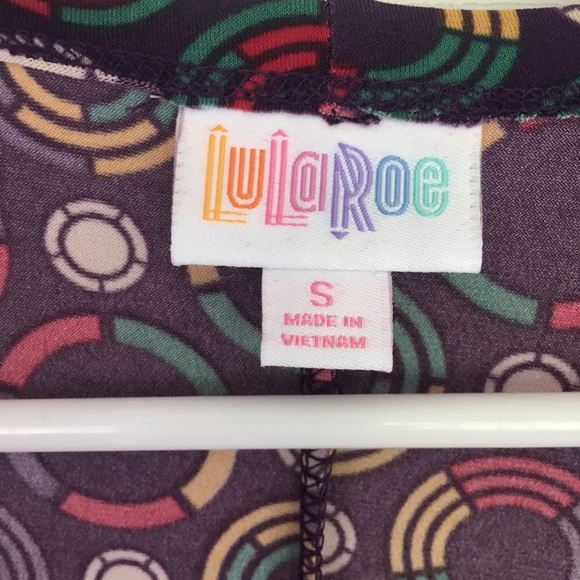 LuLaRoe Slinky Purple Lindsey Kimono - Picture 4 of 5